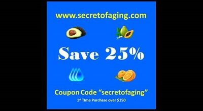 Secret of Aging 25% Off Coupon Code