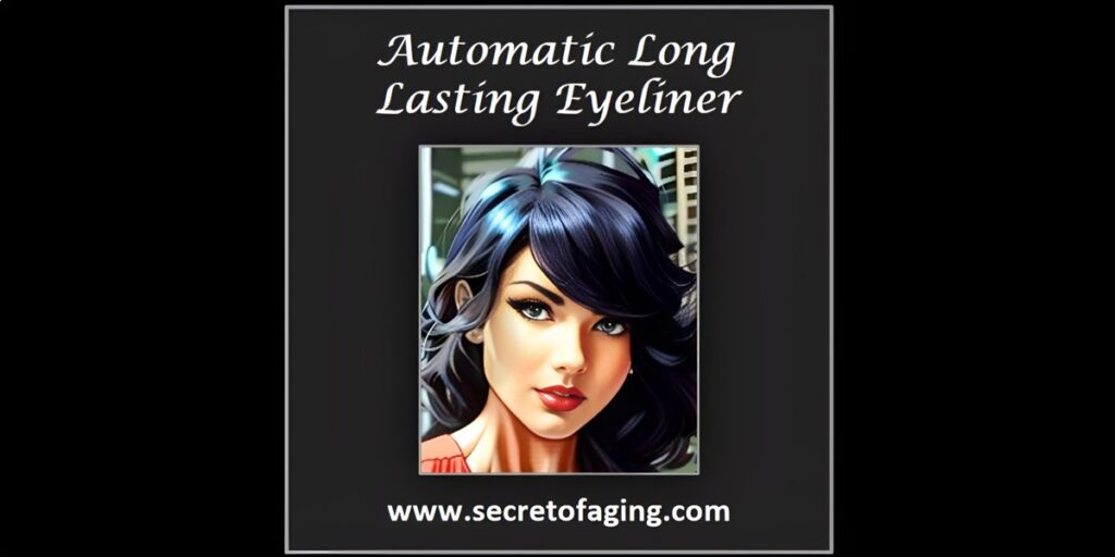 Automatic Long Lasting Eyeliner Onyx Cartoon Art by Secret of Aging