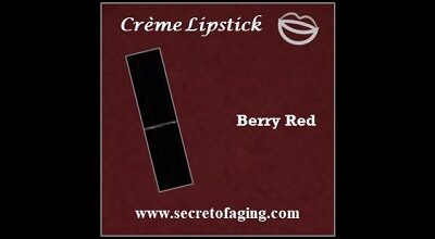 Berry Red Creme Lipstick Cinema by Secret of Aging