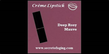 Deep Rosy Mauve Creme Lipstick Guava by Secret of Aging