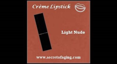 Light Nude Creme Lipstick Ameretto by Secret of Aging