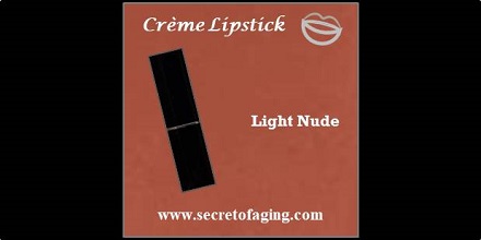 Light Nude Creme Lipstick Ameretto by Secret of Aging