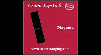 Magenta Creme Lipstick Bed of Roses by Secret of Aging