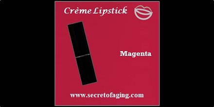 Magenta Creme Lipstick Bed of Roses by Secret of Aging