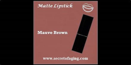 Mauve Brown Matte Lipstick Someone Special by Secret of Aging