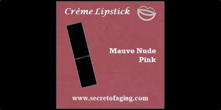 Mauve Nude Pink Creme Lipstick Whipped by Secret of Aging