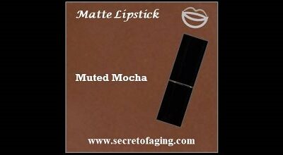 Muted Mocha Matte Lipstick Freckle by Secret of Aging