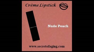 Nude Peach Creme Lipstick True Love by Secret of Aging