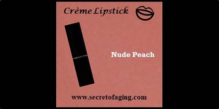 Nude Peach Creme Lipstick True Love by Secret of Aging