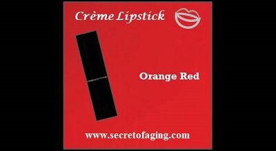 Orange Red Creme Lipstick Sassy by Secret of Aging