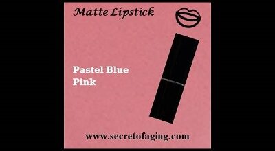 Pastel Blue Pink Matte Lipstick Cloud Nine by Secret of Aging