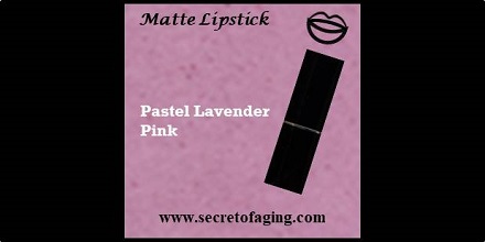 Pastel Lavender Pink Matte Lipstick Once Upon A Time by Secret of Aging