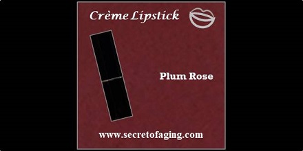 Plum Rose Creme Lipstick Dune Rose by Secret of Aging