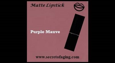 Purple Mauve Matte Lipstick Mauve Along by Secret of Aging