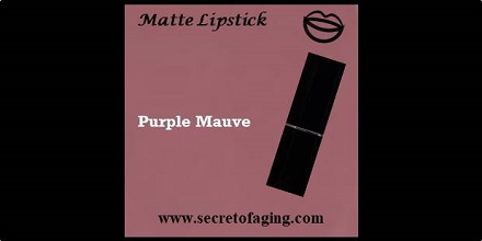 Purple Mauve Matte Lipstick Mauve Along by Secret of Aging