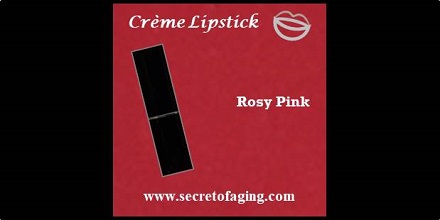 Rosy Pink Creme Lipstick Strut by Secret of Aging