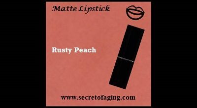 Rusty Peach Matte Lipstick Beachy Keen by Secret of Aging