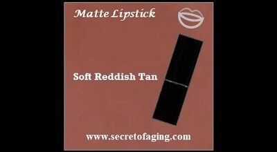 Soft Reddish Tan Matte Lipstick Redwood by Secret of Aging