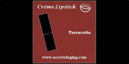 Terracotta Creme Lipstick Whiskey by Secret of Aging