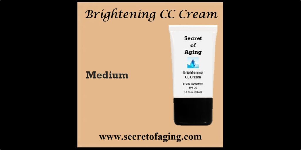 Brightening CC Cream Medium Large Art by Secret of Aging