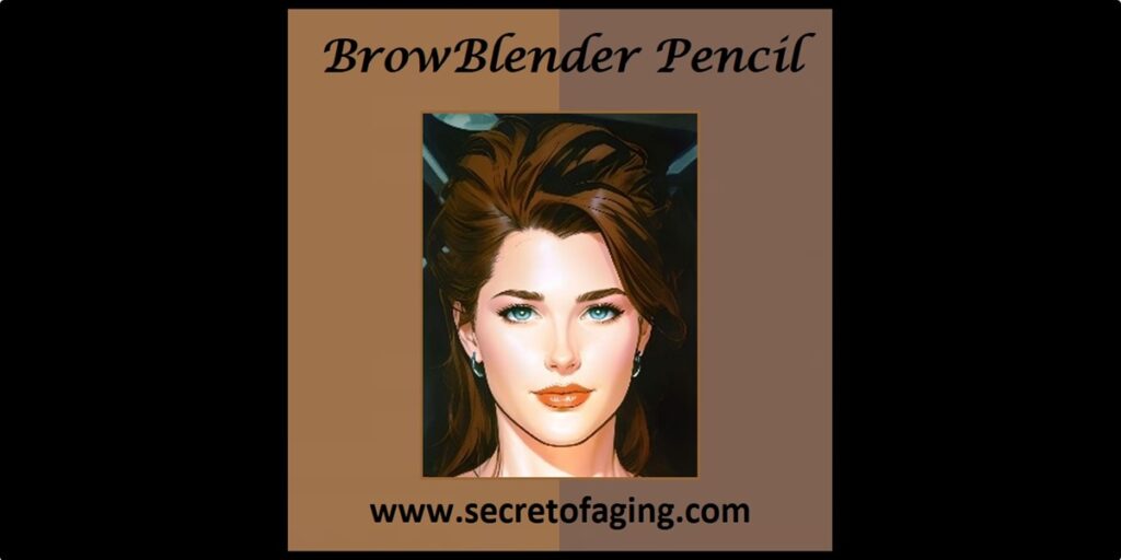 BrowBlender Pencil Brown Cartoon Art by Secret of Aging