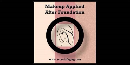 Makeup Applied After Foundation by Secret of Aging