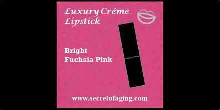 Bright Fuchsia Pink Luxury Creme Lipstick Poodle Skirt by Secret of Aging