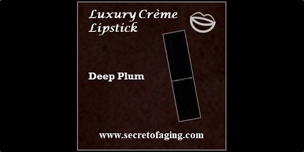 Deep Plum Luxury Creme Lipstick Berry Bear by Secret of Aging