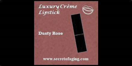 Dusty Rose Luxury Crème Lipstick Amore by Secret of Aging