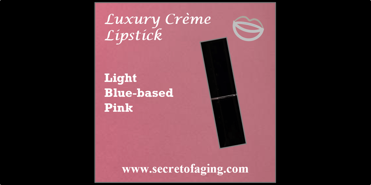 Light Blue-based Pink Luxury Creme Lipstick