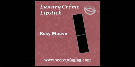 Rosy Mauve Luxury Crème Lipstick Nostalgia by Secret of Aging