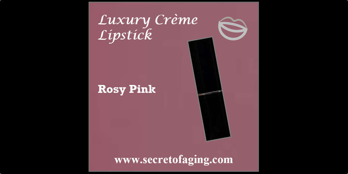 Rosy Pink Luxury Creme Lipstick by Sec