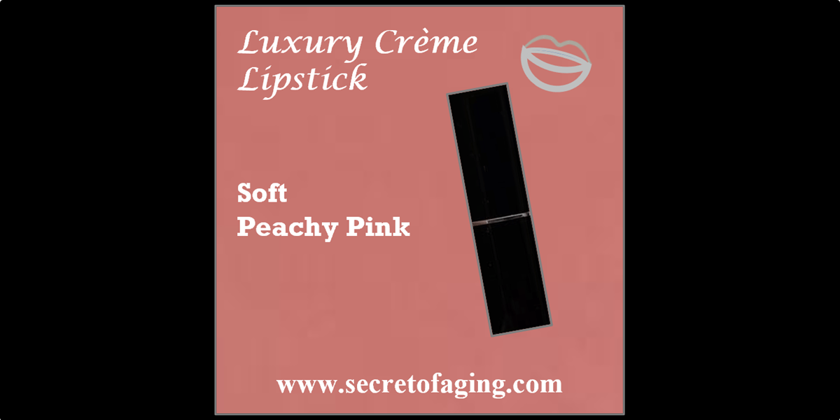 Soft Peachy Pink Luxury Creme Lipstick