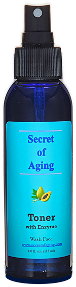 Toner with Enzyme Bottle by Secret of Aging