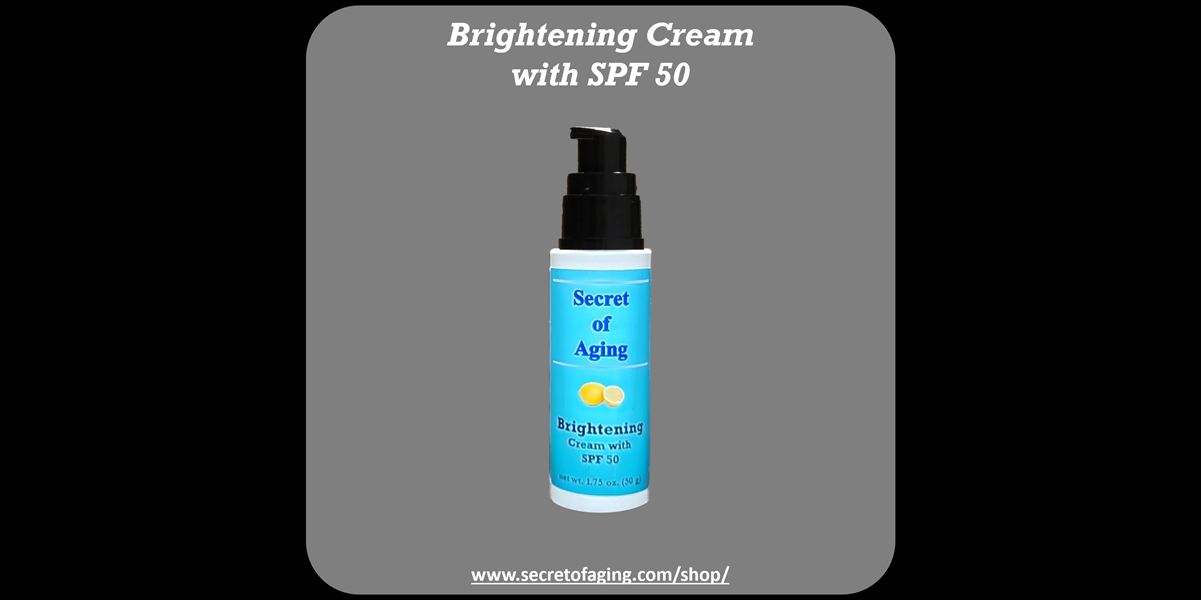 Brightening Cream with SPF 50 by Secret of Aging