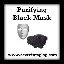 Purifying Black Mask by Secret of Aging