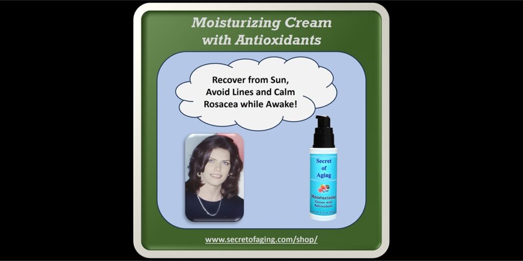 Moisturizing Cream with Antioxidants Art by Secret of Aging