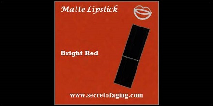 Bright Red Matte Lipstick by Secret of Aging Ring Leader