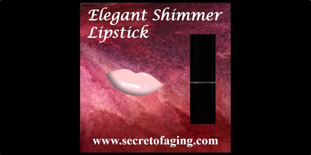 Elegant Shimmer Lipstick Large Art by Secret of Aging