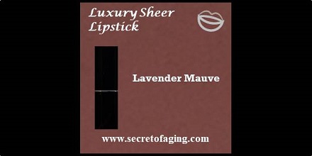 Lavender Mauve Luxury Sheer Lipstick by Secret of Aging Delectable