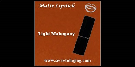 Light Mahogany Matte Lipstick by Secret of Aging Rendezvous