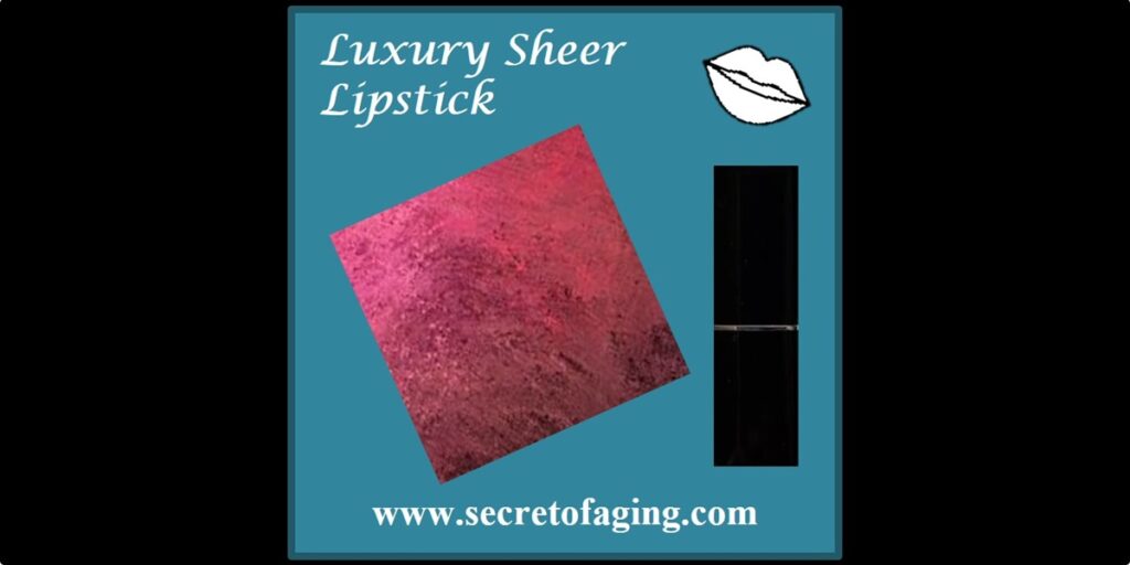 Luxury Sheer Lipstick Large Art by Secret of Aging