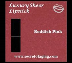 Reddish Pink Luxury Sheer Lipstick by Secret of Aging Girl Talk