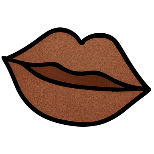 Shimmery Champagne Tan Lips