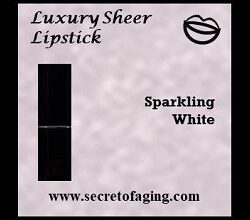 Sparkling White Luxury Sheer Lipstick by Secret of Aging Below Zero