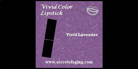 Vivid Lavender Vivid Color Lipstick by Secret of Aging Gum Drop