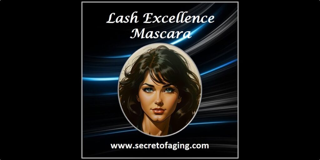 Lash Excellence Mascara Cartoon Art by Secret of Aging