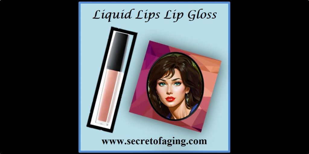 Liquid Lips Lip Gloss Cartoon Art by Secret of Aging