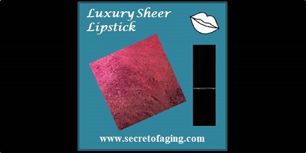 Luxury Sheer Lipstick by Secret of Aging