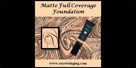 Matte Full Coverage Foundation by Secret of Aging